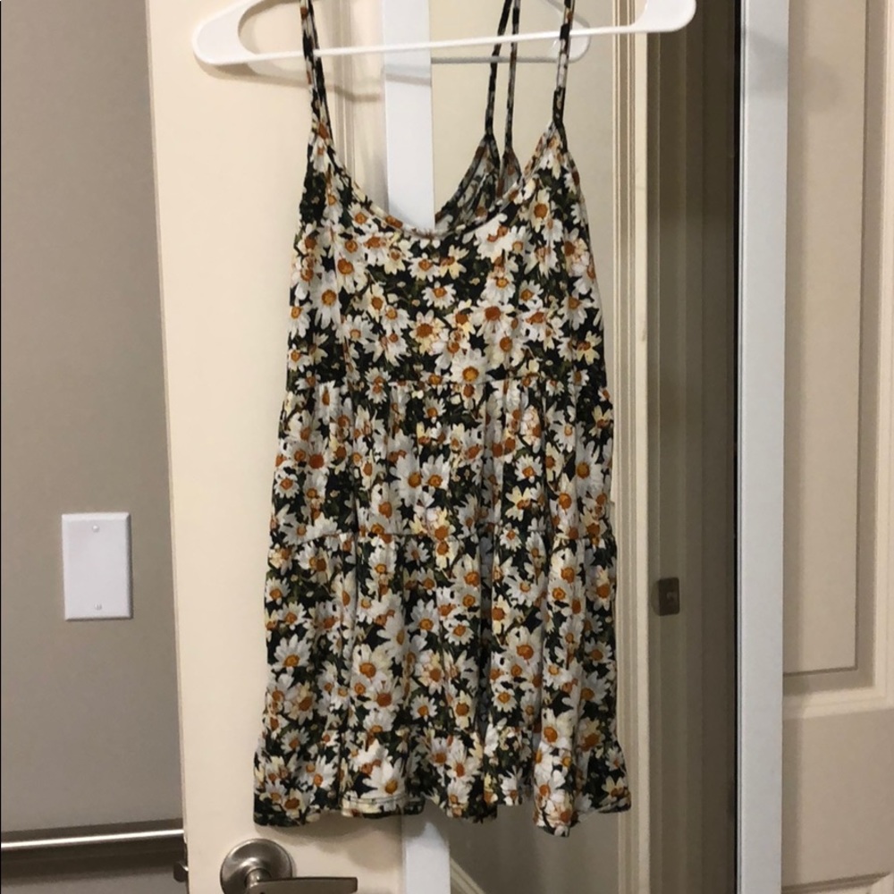 Size Small Wet Seal Open Back Flower Shirt